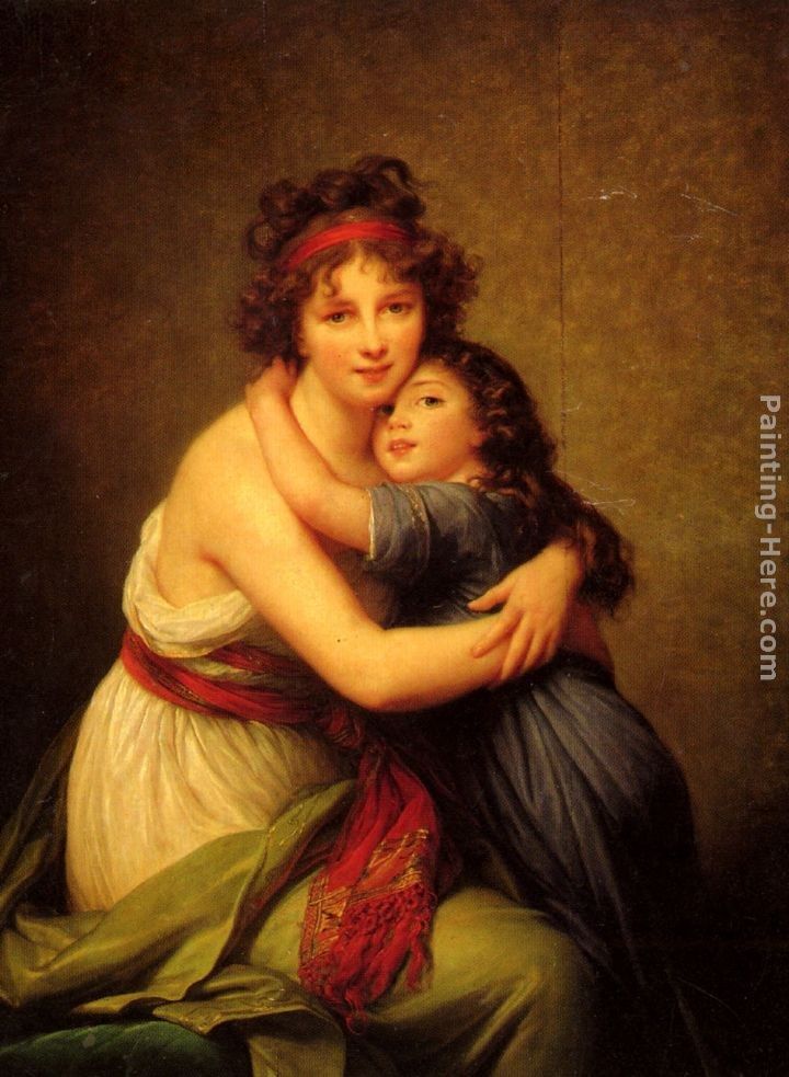 Elisabeth Louise Vigee-Le Brun Madame Vigee-Le Brun et sa fille
